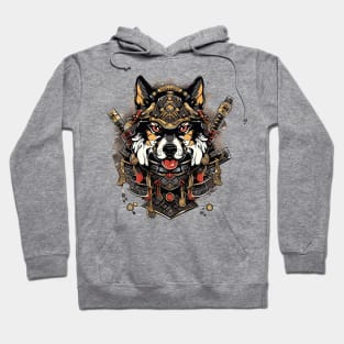 samurai dog Hoodie